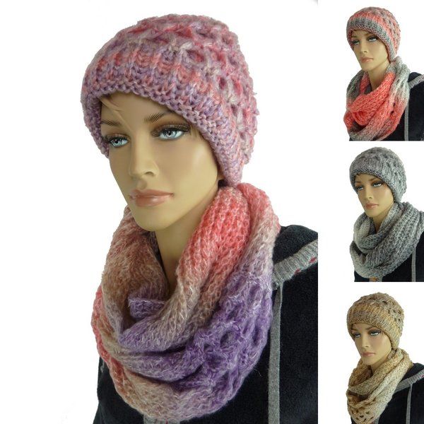 BEERA scarf & hat winter set