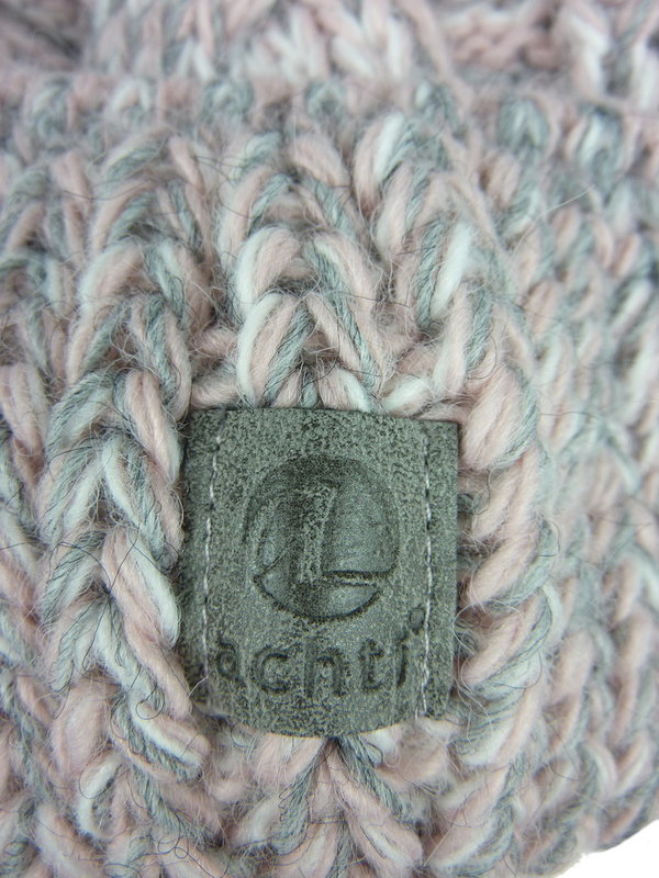 2 teiliges Mütze Schal Set rosa