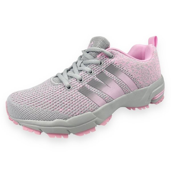 Sandic Sneaker | leichter Damen Sportschuh rosé/grau